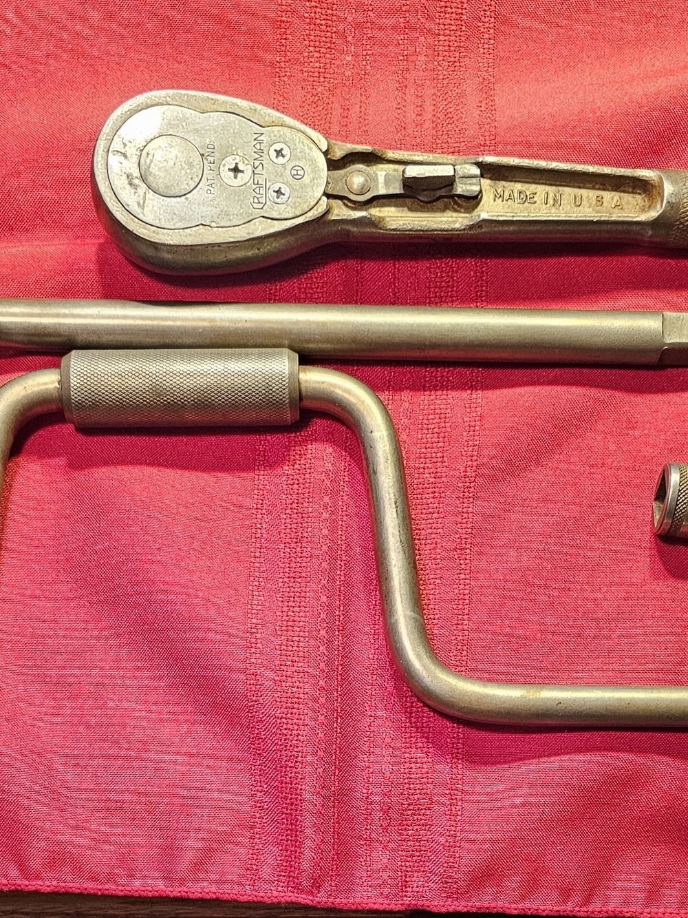 Craftsman Ratchet and Hand Brace Set - Circle H Toola From 1940's